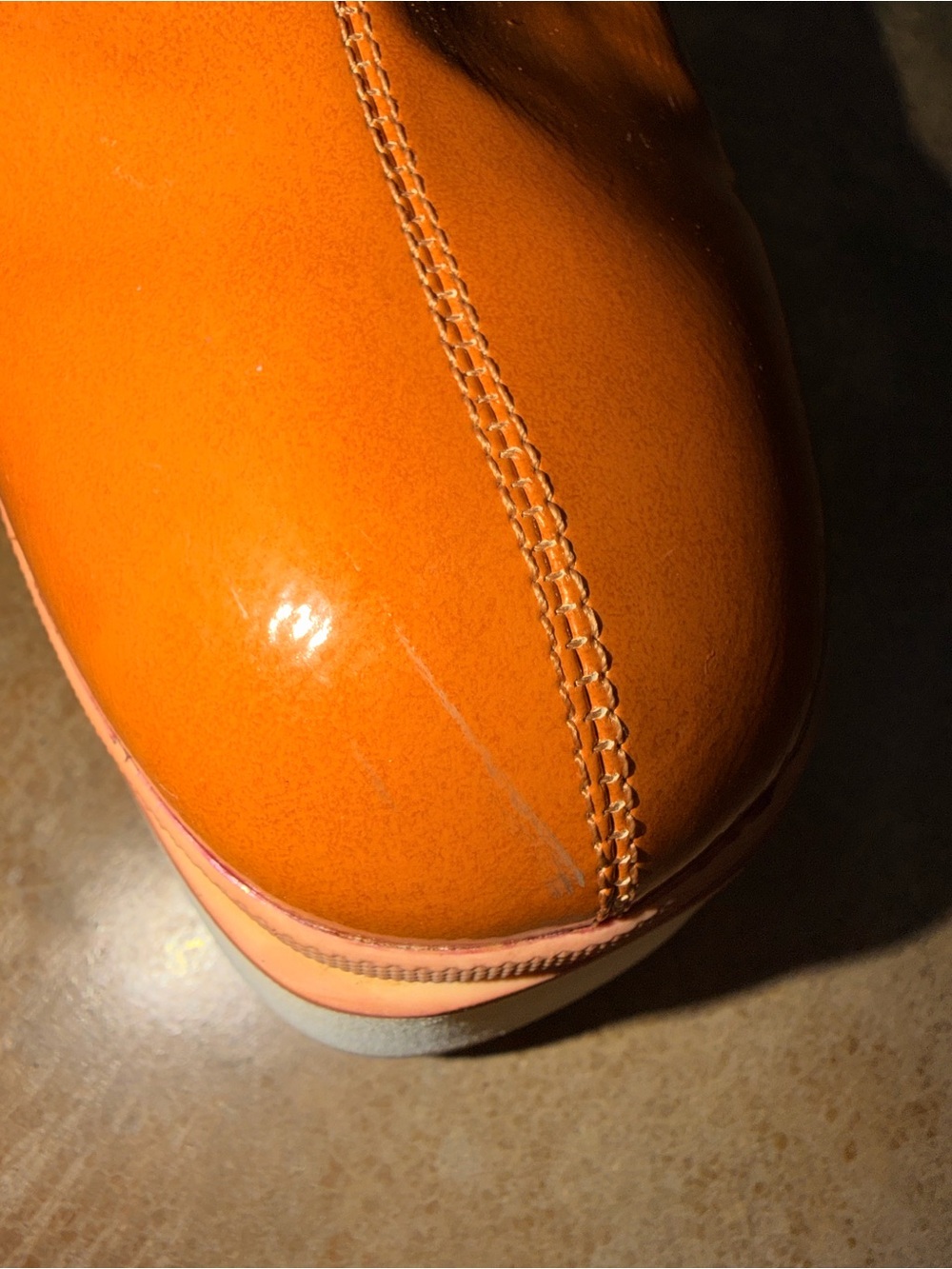 Naked Feet Coach Patent Platform Wedge Mules Clogs Shoes 10 Fall Photos - Picture 9 of 9